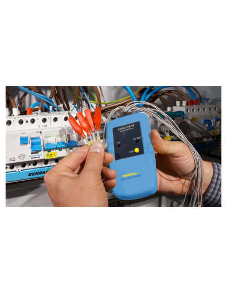 Detector Cabluri PAN Kabelfinder | Identificare 16 Conductori | Multimetru Digital 600V | Pancontrol