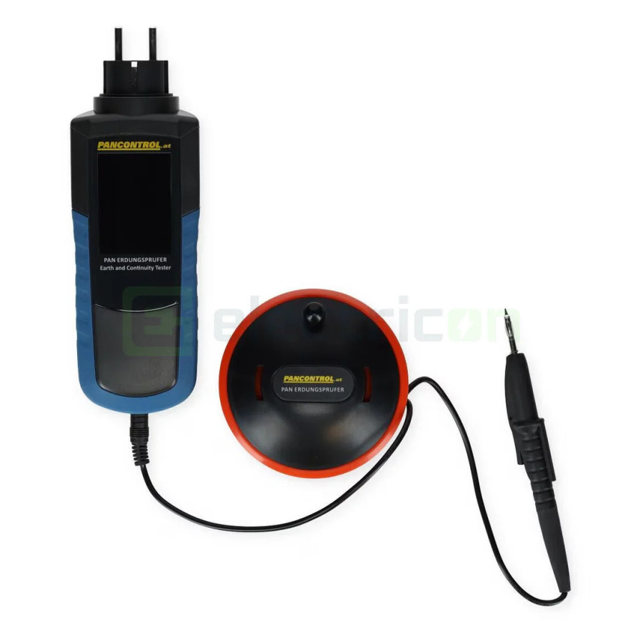 Tester Împământare PAN Erdungsprüfer | 1-2000Ω | Afișaj Bicolor LCD | CAT III 1000V | Pancontrol
