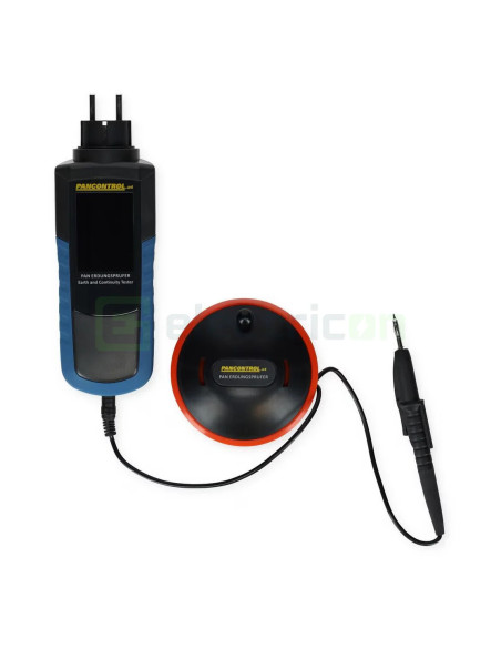 Tester Împământare PAN Erdungsprüfer | 1-2000Ω | Afișaj Bicolor LCD | CAT III 1000V | Pancontrol