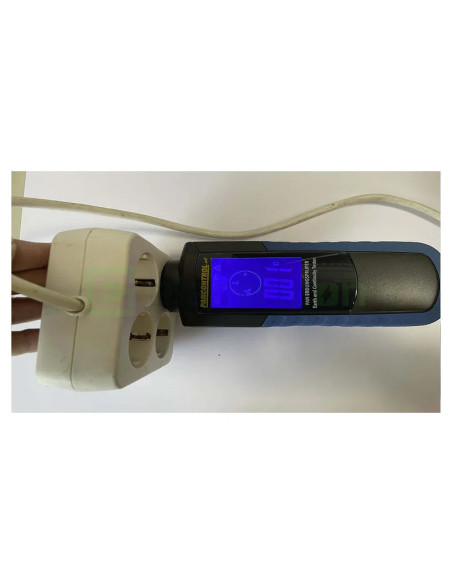 Tester Împământare PAN Erdungsprüfer | 1-2000Ω | Afișaj Bicolor LCD | CAT III 1000V | Pancontrol