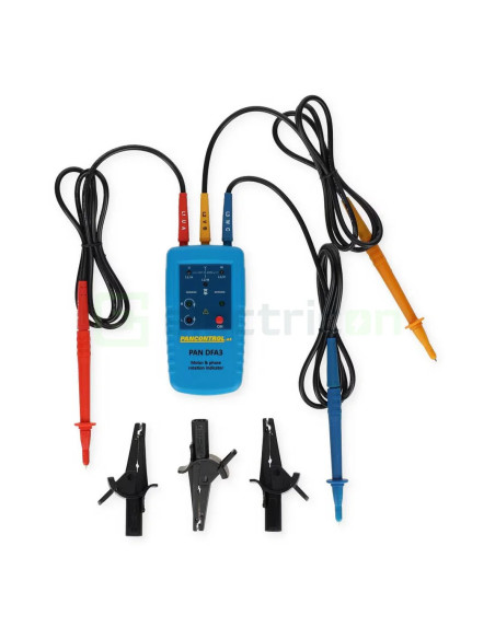 Indicator Faze PAN DFA3 | Direcție Rotație Motor | Set Complet cu Geantă | Pancontrol