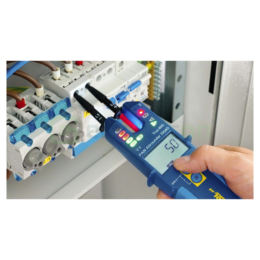 Tester & Clește PAN Allrounder 200AD | 200A AC/DC True RMS | 1000V & Test RCD | Pancontrol - Profesional