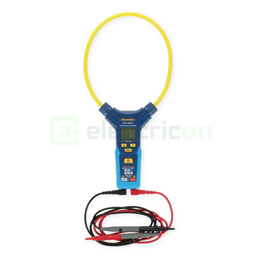 Clește Ampermetric PAN 3000A+ | 3000A AC/DC | Bluetooth & True RMS | Inrush | Pancontrol