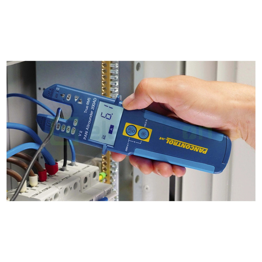 Tester & Clește PAN Allrounder 200AD | 200A AC/DC True RMS | 1000V & Test RCD | Pancontrol - Profesional