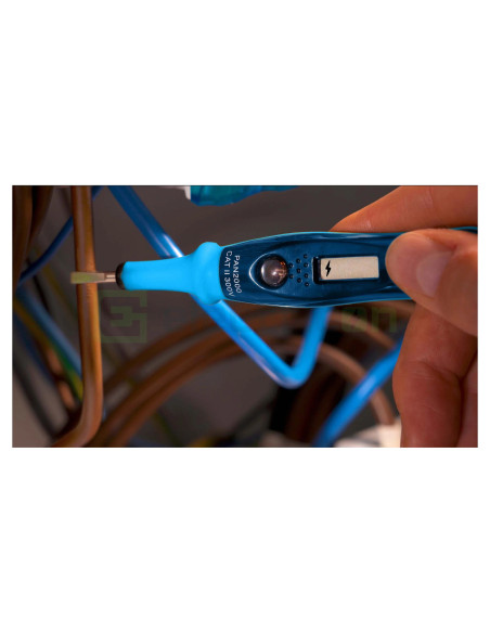 Tester Tensiune LCD PAN 2000 | 12-250V AC/DC | Verificator Fază Fără Baterii | Pancontrol