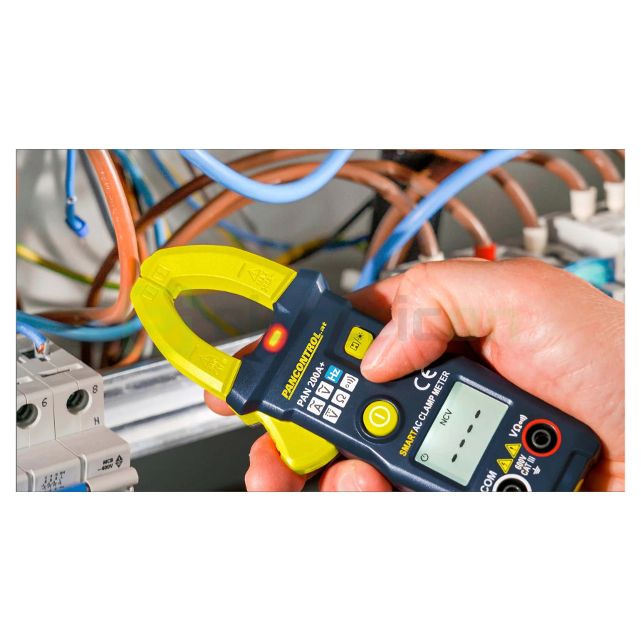 Clește Ampermetric PAN 200A+ | True RMS | Ecran Color & NCV | Smart 600V | Pancontrol