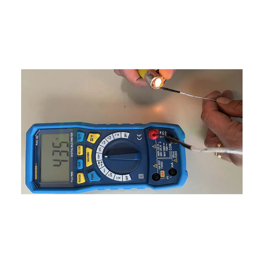 Multimetru Precizie PAN 188 | 40.000 Counts | IP67 True RMS | Data Log & CAT IV | Pancontrol