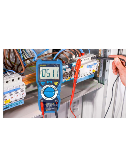 Multimetru Dual PAN 186 | IP67 Rezistent la Apă | True RMS & Duty Cycle | Pancontrol