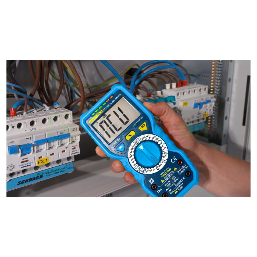 Multimetru Robust PAN 184 | IP67 Rezistent la Apă | True RMS & CAT IV | Pancontrol