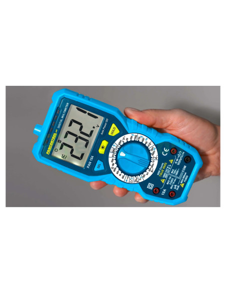 Multimetru Robust PAN 184 | IP67 Rezistent la Apă | True RMS & CAT IV | Pancontrol