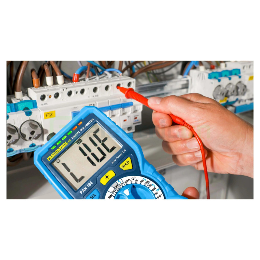 Multimetru Robust PAN 184 | IP67 Rezistent la Apă | True RMS & CAT IV | Pancontrol