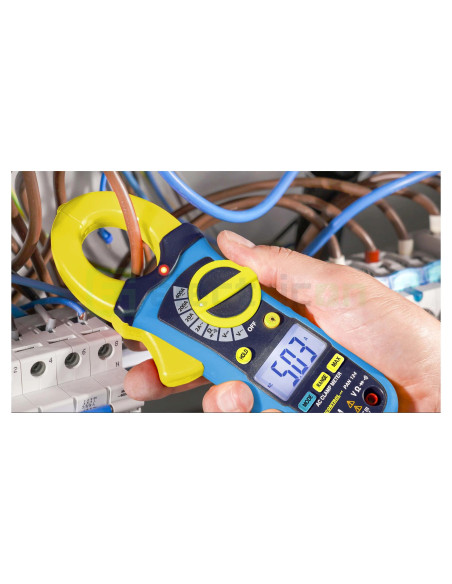 Clește Ampermetric PAN 124 | 200A AC & 600V AC/DC | Multimetru Digital | Pancontrol