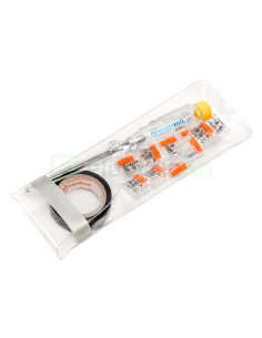 Set Tester Fază PAN PSD-SET-SK-IB | Borne Rapide & Bandă Izolatoare | Kit Electrician PAN