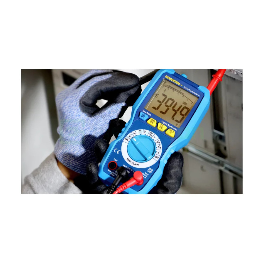 Multimetru Profesional PAN Profimeter-2 | True RMS | Temp & Frecvență | Pancontrol