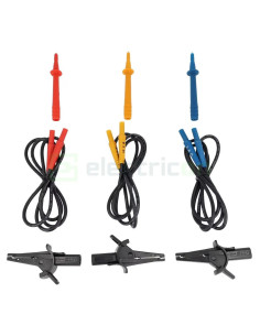 Set Cabluri PAN PK-DFA3 | 3 Culori L1-L2-L3 | Accesorii Indicator Faze DFA3 | Pancontrol