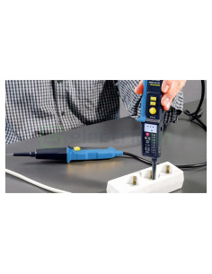 Tester de tensiune și de continuitate - 1000V AC/DC + afișaj de câmp rotativ și test diferențial 30mA - PanControl MV-1000AD 2