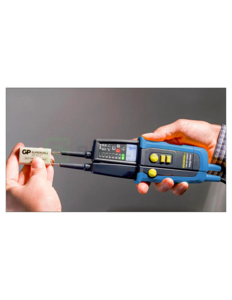 Tester de tensiune și de continuitate - 1000V AC/DC + afișaj de câmp rotativ și test diferențial 30mA - PanControl MV-1000AD