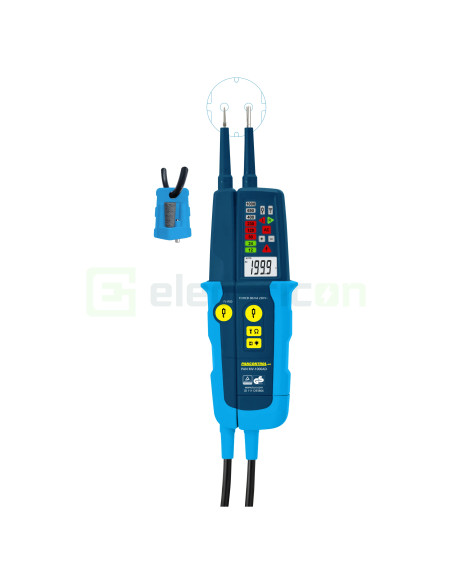 Tester de tensiune și de continuitate - 1000V AC/DC + afișaj de câmp rotativ și test diferențial 30mA - PanControl MV-1000AD