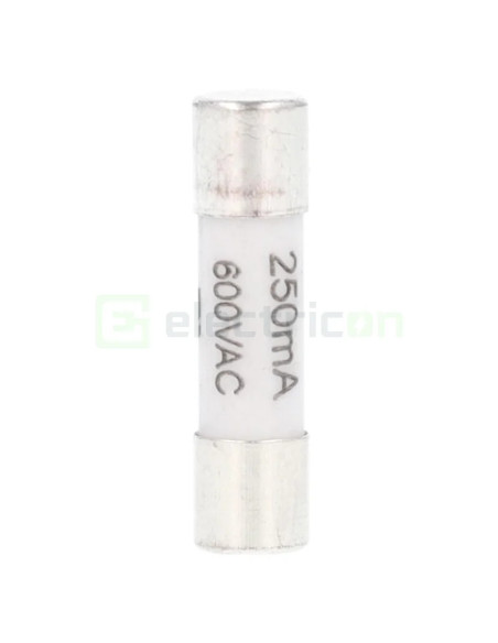 Siguranță fuzibilă - 5x20 mm tip F pentru multimetre PAN 0,25A/600V - PanControl SI 0,25A600V5x20