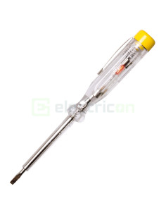 Tester Fază PAN PSD140TR | Creion Tensiune 140mm | 100-250V AC Transparent | Pancontrol