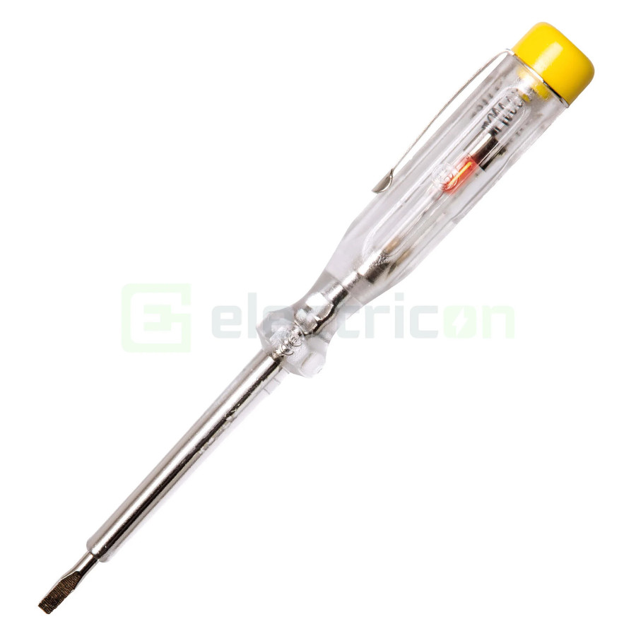 Tester Fază PAN PSD140TR | Creion Tensiune 140mm | 100-250V AC Transparent | Pancontrol