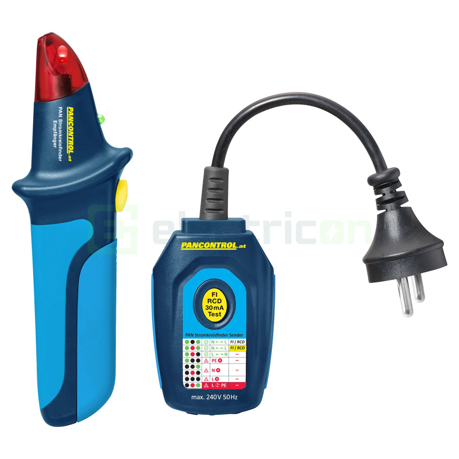 Kit Identificare Siguranțe PAN Stromkreisfinder | Test RCD 30mA | Localizare Circuite | Pancontrol