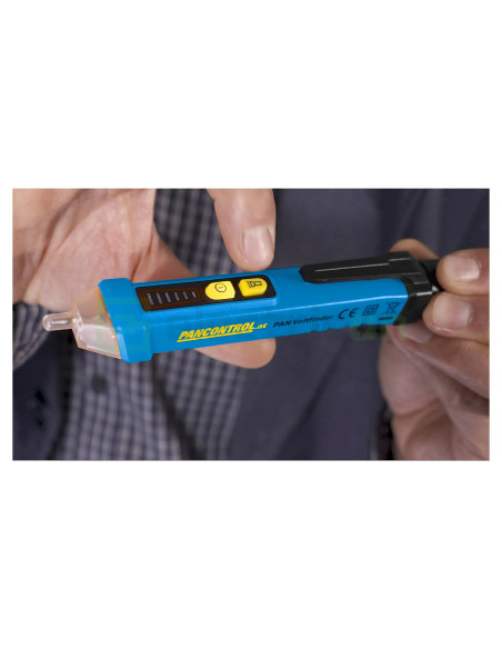Detector Tensiune PAN Voltfinder | NCV 12V-1000V AC | Lanternă LED | Pancontrol