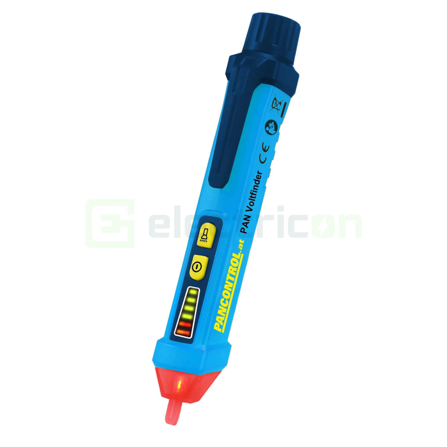 Detector Tensiune PAN Voltfinder | NCV 12V-1000V AC | Lanternă LED | Pancontrol