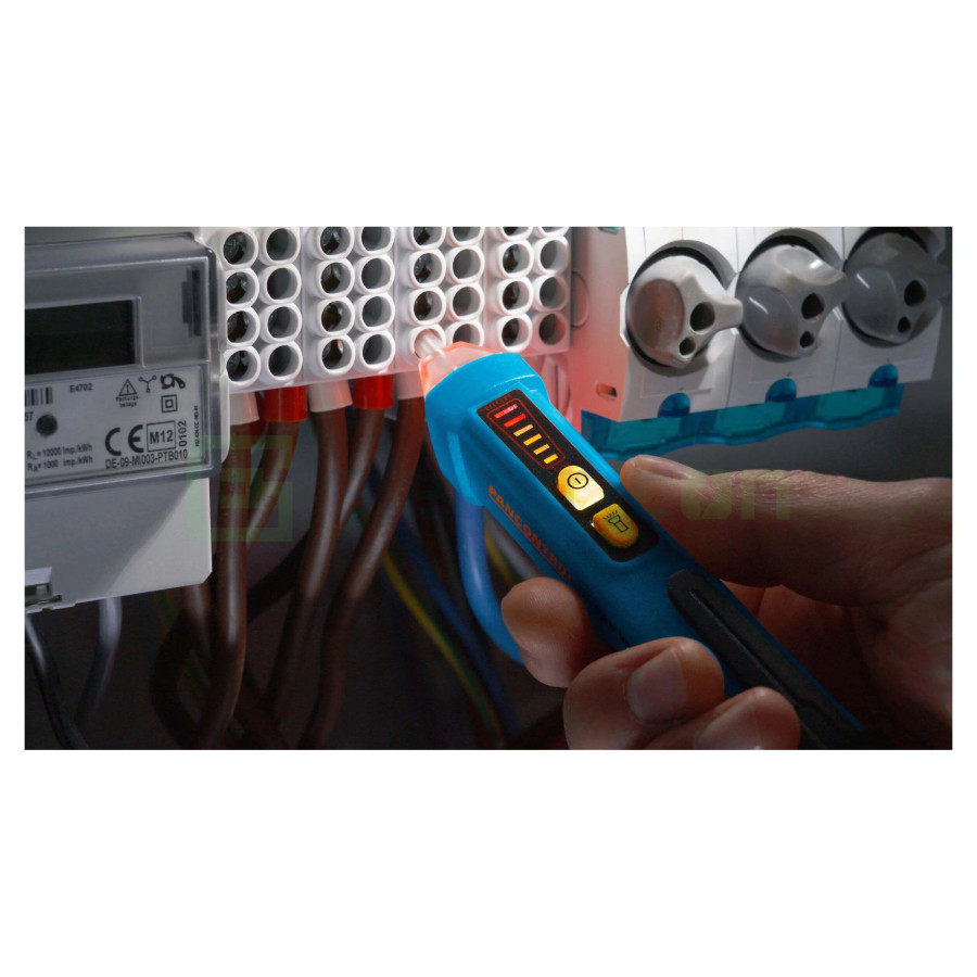 Detector Tensiune PAN Voltfinder | NCV 12V-1000V AC | Lanternă LED | Pancontrol