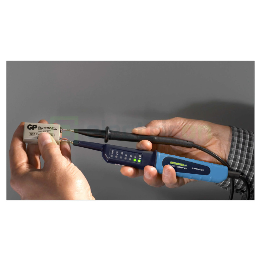 Tester Tensiune PAN Volttester 400 | 12V-400V AC/DC | Indicator LED IP54 | Pancontrol