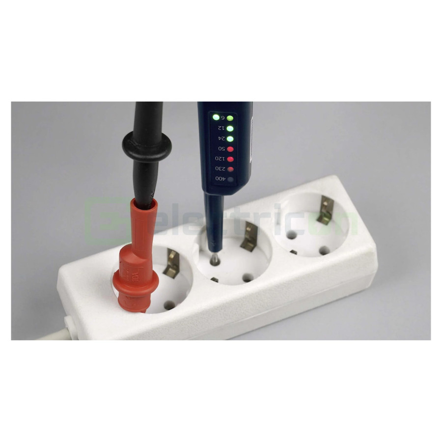 Tester Tensiune PAN Volttester 400 | 12V-400V AC/DC | Indicator LED IP54 | Pancontrol