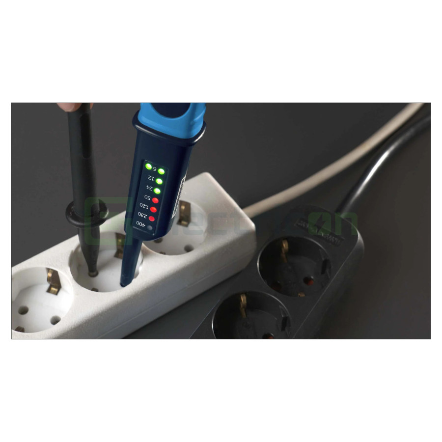 Tester Tensiune PAN Volttester 400 | 12V-400V AC/DC | Indicator LED IP54 | Pancontrol