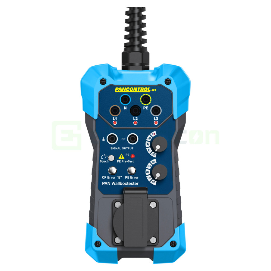 Adaptor Testare Stații EV PAN Wallboxtester | Simulare Vehicul Tip 2 | CAT III 600V | Pancontrol