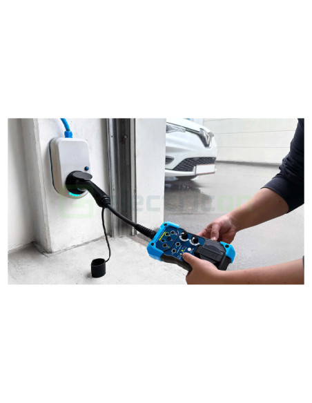 Adaptor Testare Stații EV PAN Wallboxtester | Simulare Vehicul Tip 2 | CAT III 600V | Pancontrol