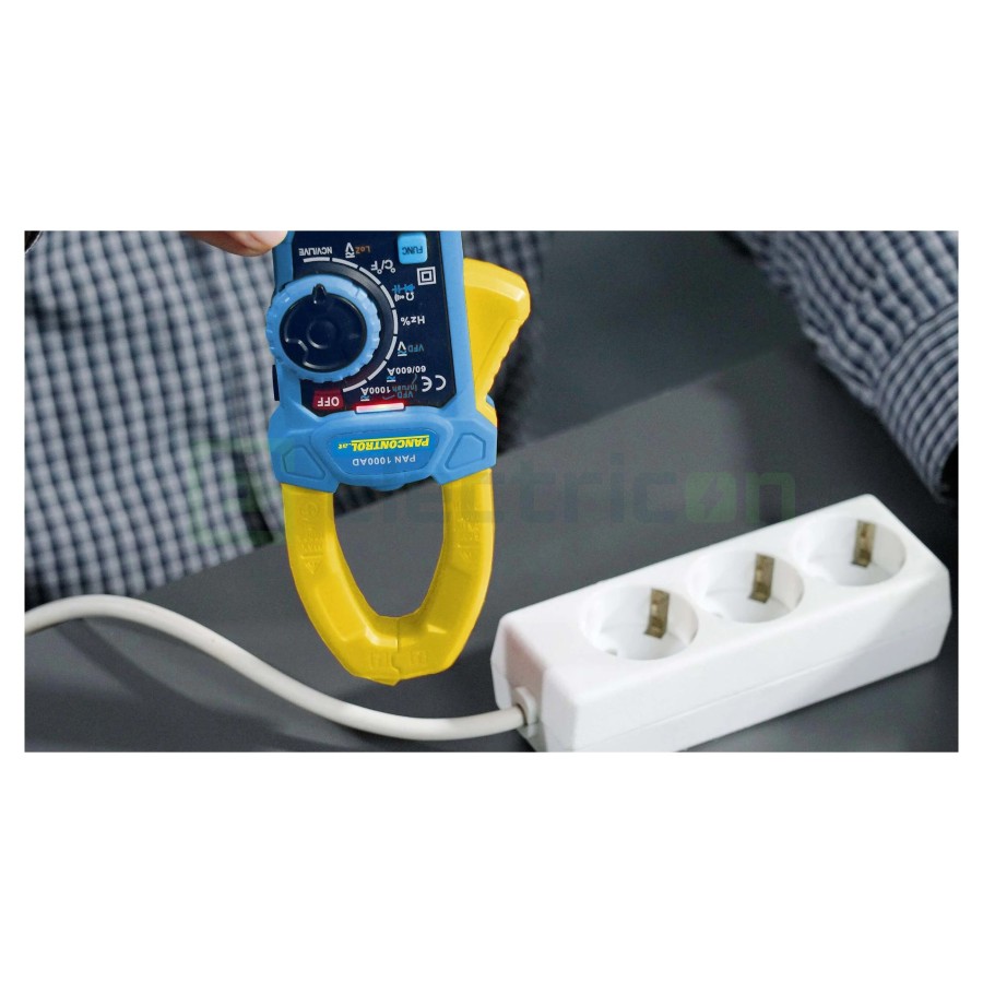 Clește ampermetric - clampmetru - 1000 A AC/DC True RMS cu InRush și NCV - Pancontrol PAN 1000AD