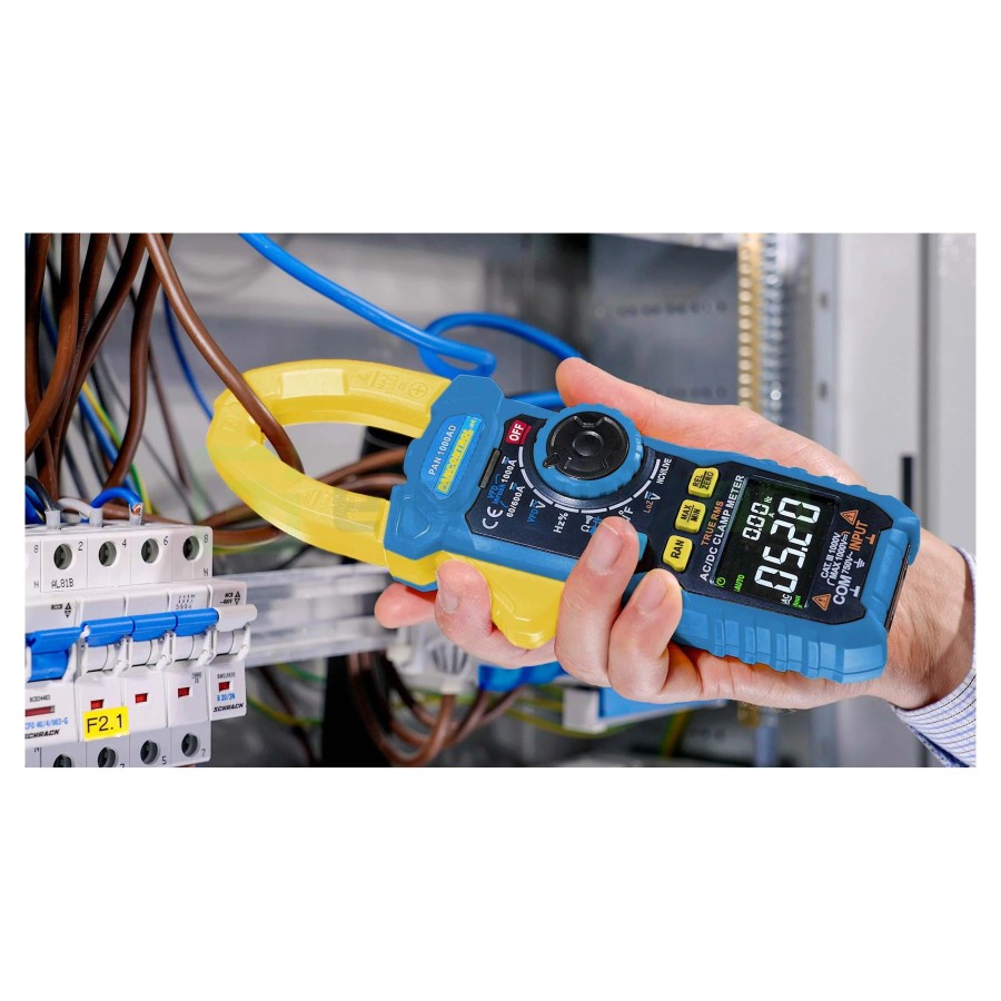 Clește ampermetric - clampmetru - 1000 A AC/DC True RMS cu InRush și NCV - Pancontrol PAN 1000AD