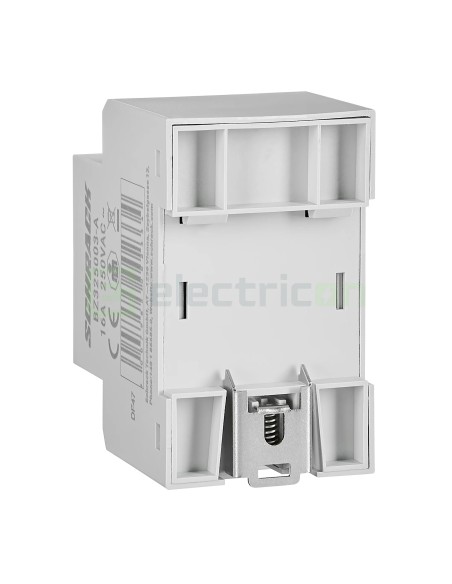 Priză - Schuko 2P+E - șină DIN - LED - gri - IP20 - Schrack - BZ325003-A