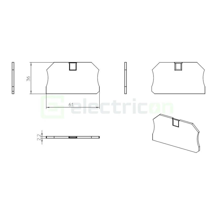Capac Terminal Phoenix Contact PTV 6 1180894