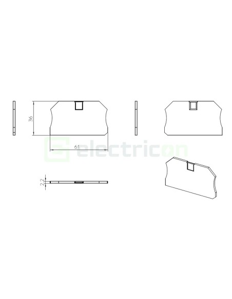 Capac Terminal Phoenix Contact PTV 6 1180894