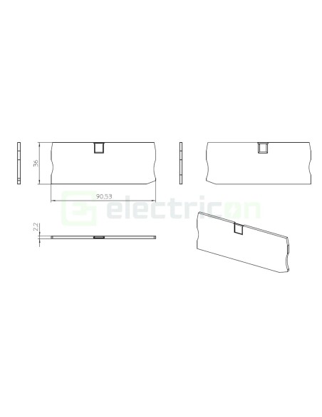 Element terminal - capac - pentru clemele șir gama PT 6-QUATTRO Phoenix Contact 3212963