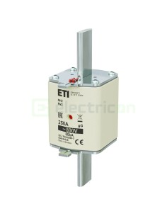 Siguranță fuzibilă MPR NH2 neizolată gG 250A/800V 80kA - ETI 004184536