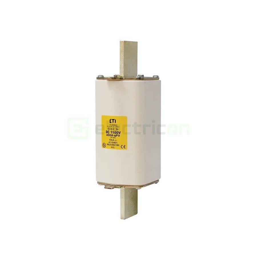 Siguranță fuzibilă MPR NH1XL fotovoltaică gPV 125A/1100VDC 10kA - ETI 004110394