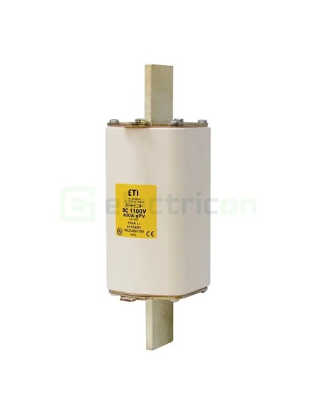 Siguranță fuzibilă MPR NH1XL fotovoltaică gPV 125A/1100VDC 10kA - ETI 004110394