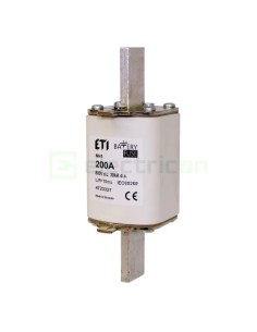 Siguranță fuzibilă MPR NH1 fotovoltaică gBat 125A/800VDC 30kA - ETI 004723325