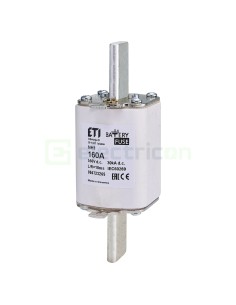 Siguranță fuzibilă MPR NH1 fotovoltaică gBat 160A/550VDC 30kA - ETI 004723265