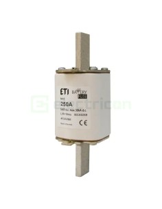 Siguranță fuzibilă MPR NH2 fotovoltaică gBat 350A/550VDC 30kA - ETI 004724266