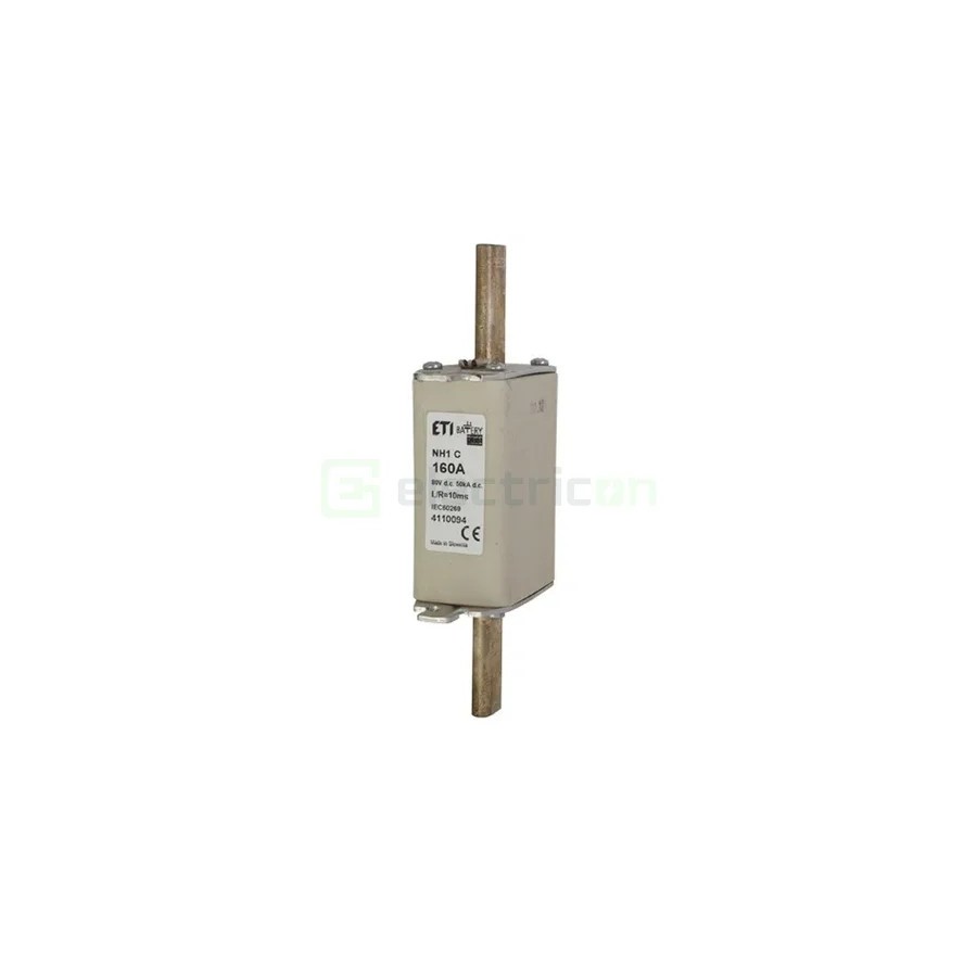 Siguranță fuzibilă MPR NH1 fotovoltaică gBat 250A/80VDC 50kA - ETI 004110096
