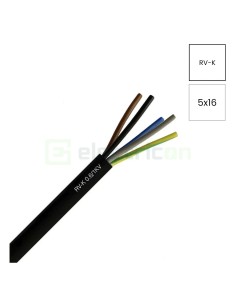 Cablu Lițat RV-K 5x16 mm² Schrack ROX112425