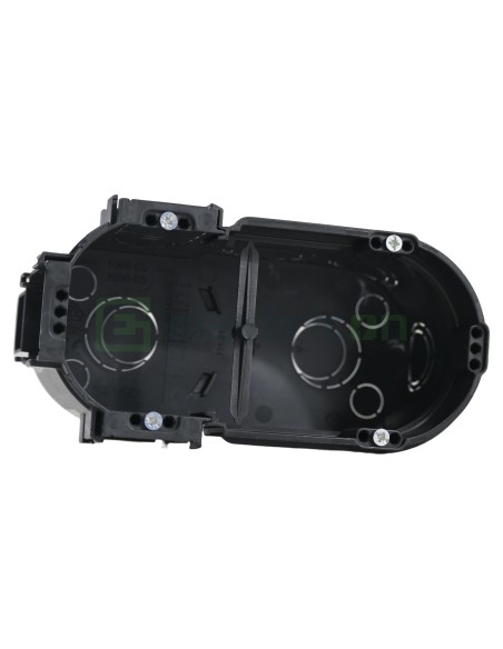 Doză aparataj dublă - pentru tencuială 2xØ68mm etanșă cu buzunar UP - Kaiser 1656-05