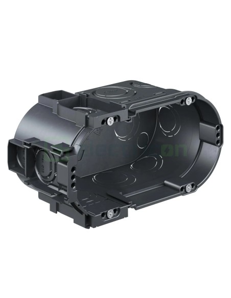 Doză aparataj dublă - pentru tencuială 2xØ68mm etanșă cu buzunar UP - Kaiser 1656-05